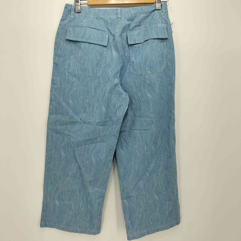 ブルーウィリーズ BLUE WILLIS 総柄  コットンワイドパンツ レディース EUR:38